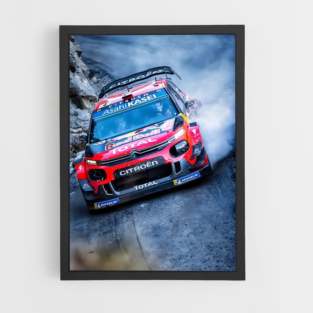Poster Montée en Flamme – affiche Citroën (vue 2)